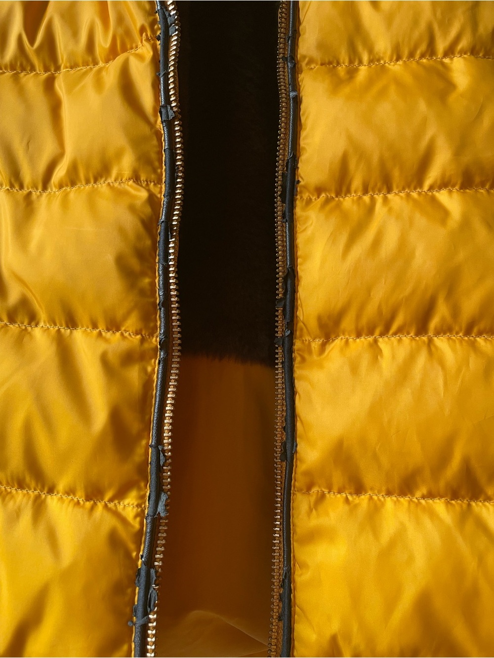 Yellow Puffer Jacket - Picture 5 of 9